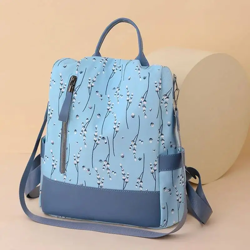 2025 Newest Outdoor Casual Backpack Multi-use Single Shoulder Women's Bags Sweet Printed Oxford Cloth Women's Backpack