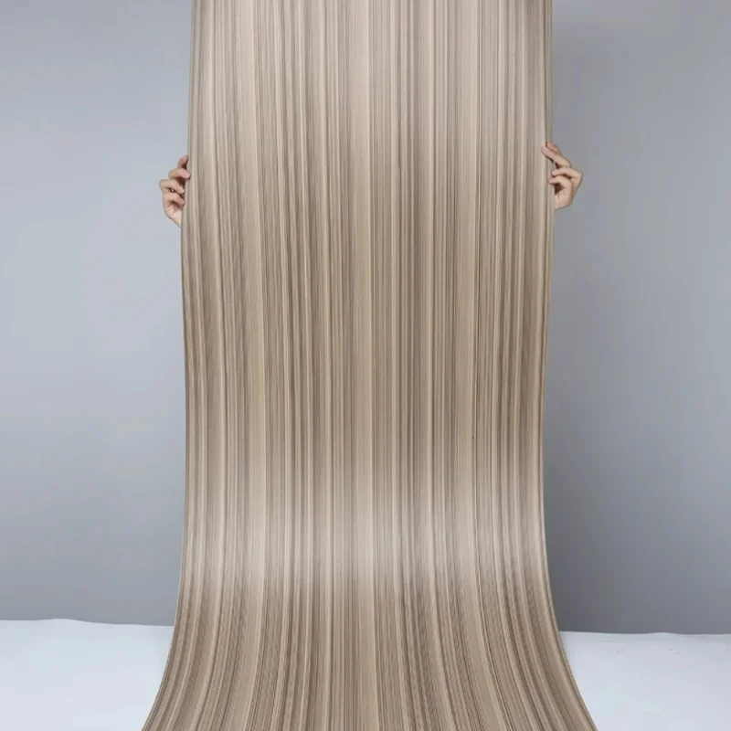 250*58cm Tech Vertical Grain Stack Wood Veneer for TableTop Furniture Cabinet Door Refinishing Wall Cladding Craft DIY Panels
