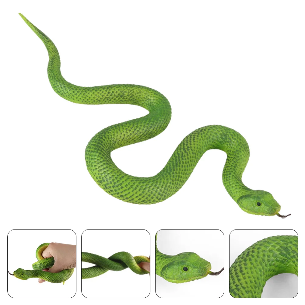 

Model Fake Snake Figure Simulation Plaything Prank Toy Artificial Kids Trick Desktop Adornment Ornament Realistic