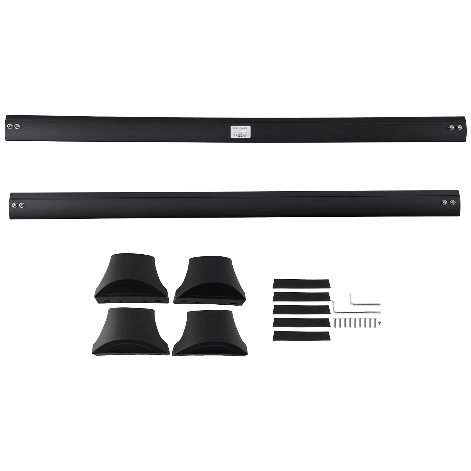 

Поперечины для багажника на крышу Honda Pilot 2016-2022, черные, алюминиевые, нагрузка до 100 кг