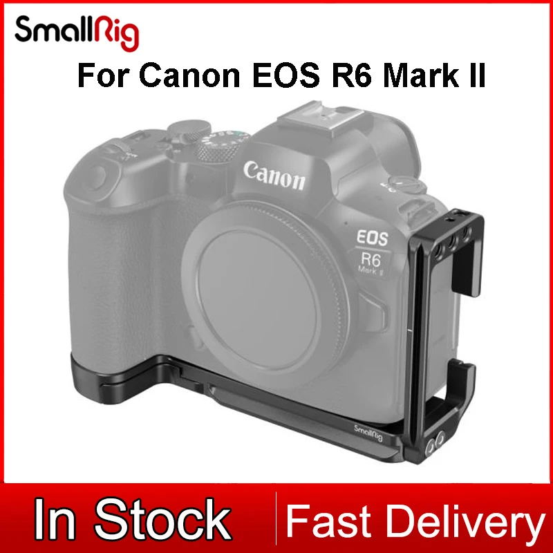 

Клетка SmallRig с L-образным кронштейном для камеры Canon EOS R6 Mark II / EOS R5 / EOS R5 C / EOS R6 L-образная Вертикальная пластина