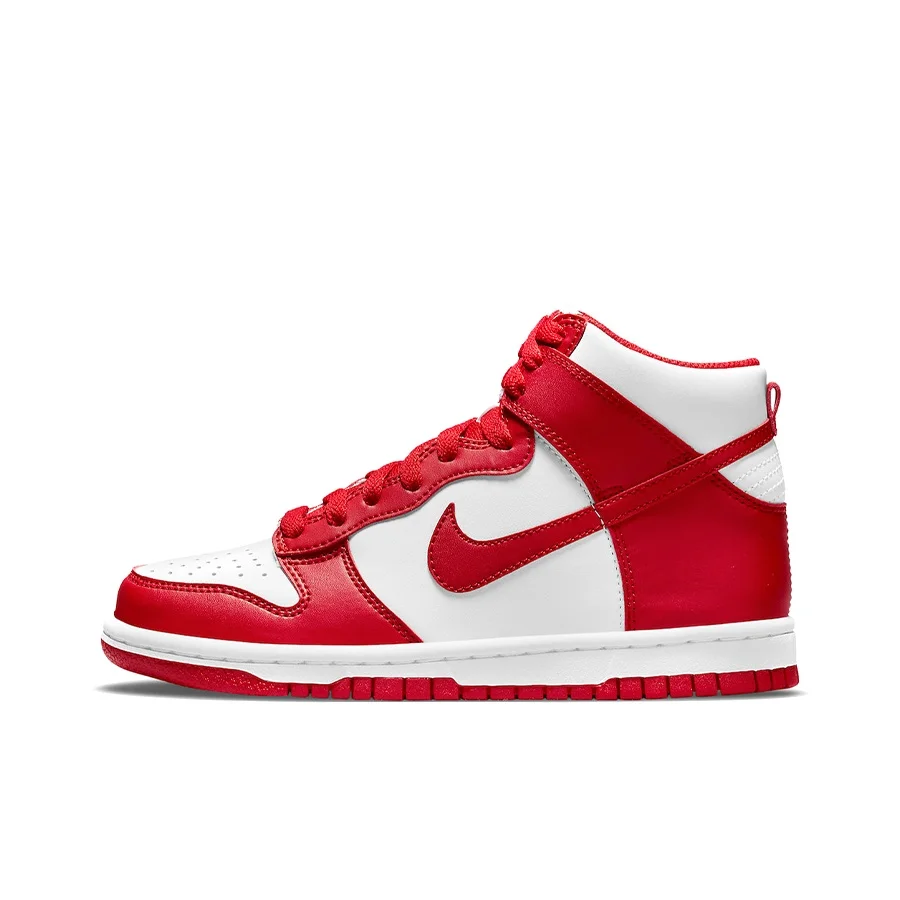 Nike Dunk Retro 'University Red' Comfortable High top Skateboard Shoes Men's University Red DD1399-106