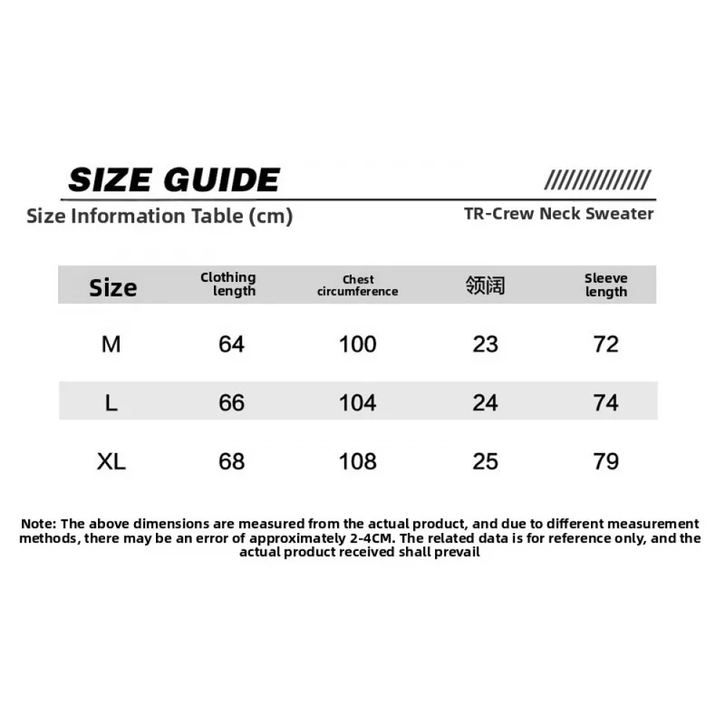 QICHE Women's Round Neck Pullover Knit Sweater American Retro Autumn Winter Street Style Loose Slimming Top
