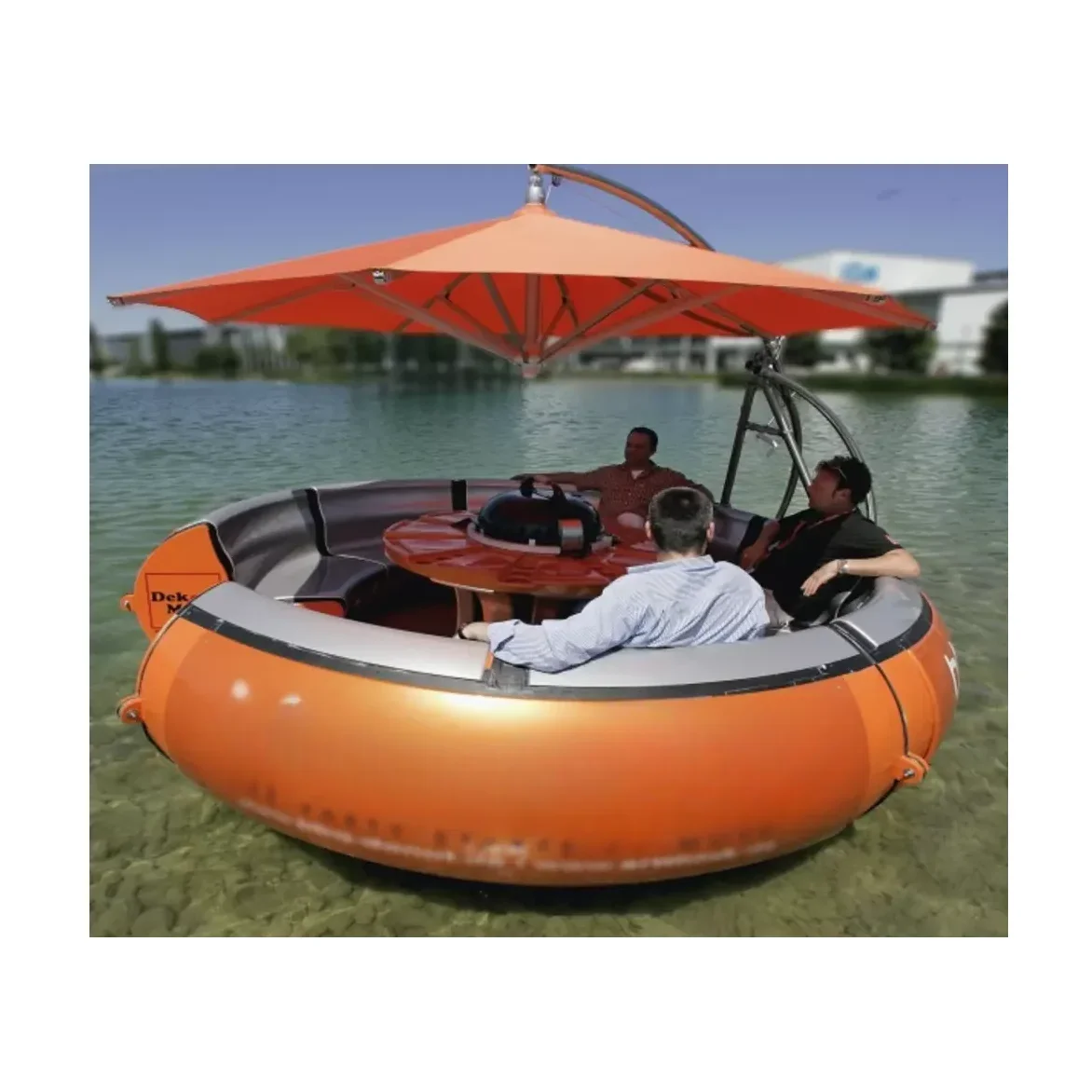 High Quality Outdoor Water Party Aluminum Electric Grill Casual Donut Boat