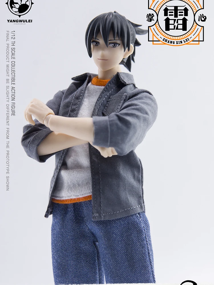 Play Time Originale 1/12 Da Collezione Zhang Chulan Panno Action Figure Anime Yi Ren Zhi Xia Zhang Xin Lei Titolare 6 "Uomo Soldato