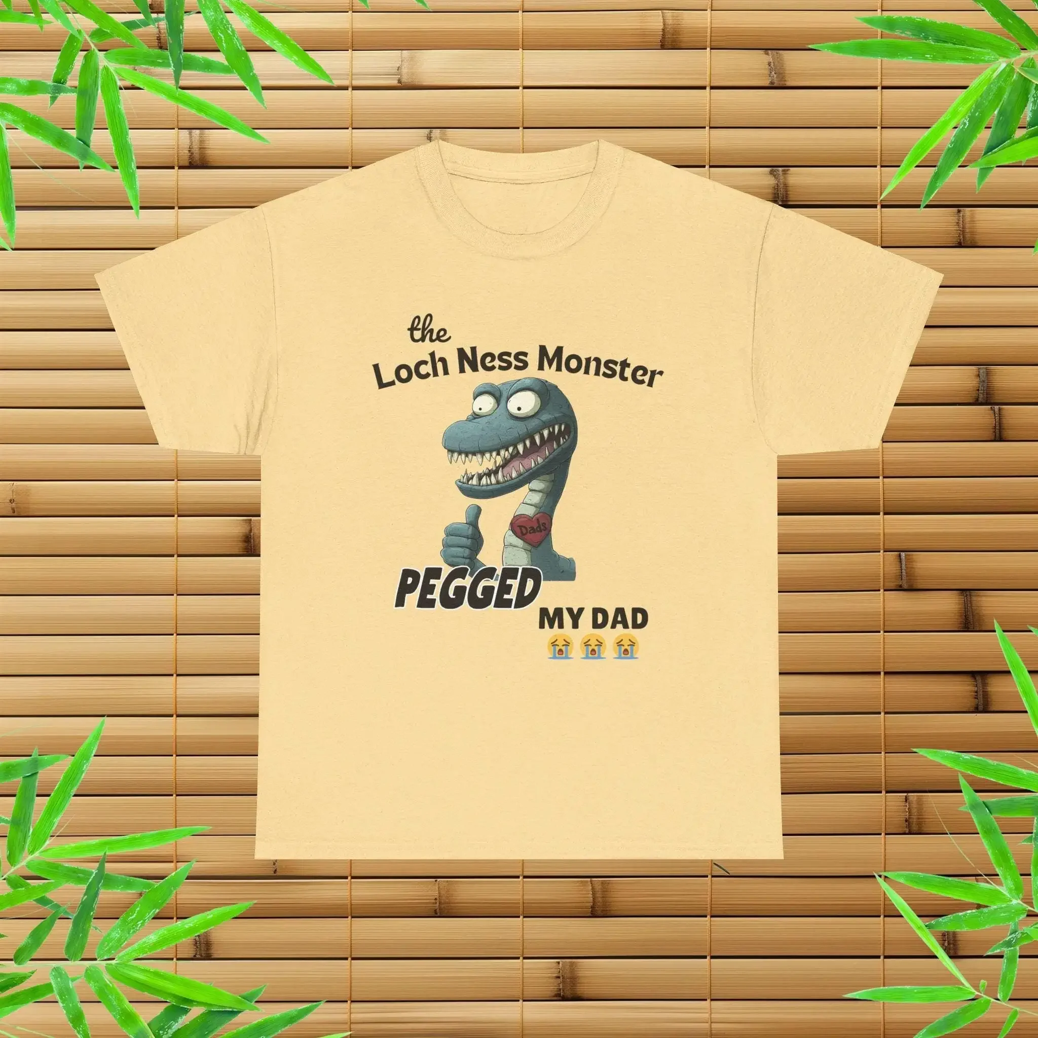The Loch Ness Monster Pegged My Dad Funny Cryptid Meme Nessy T Shirt Adult Humor