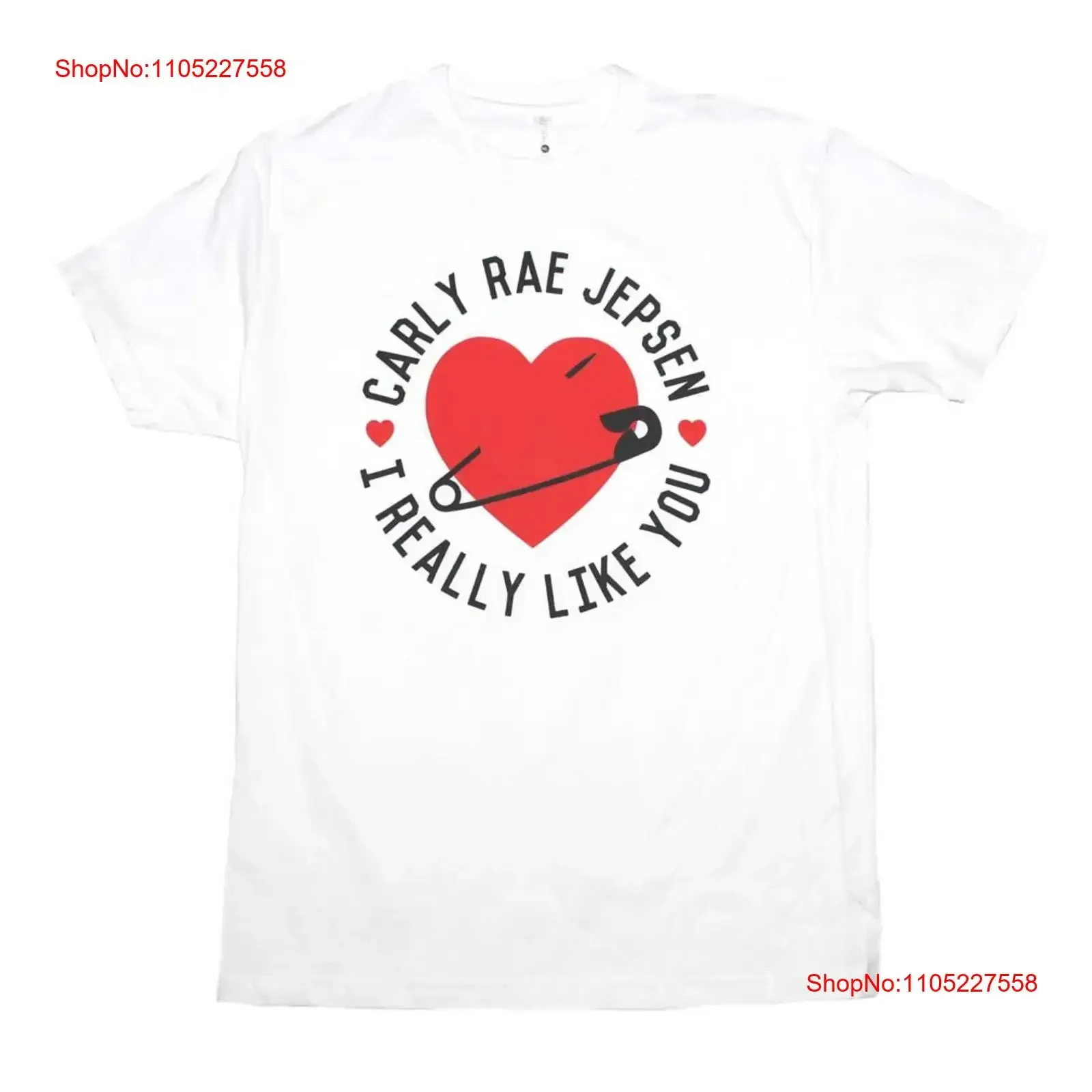 Carly Rae Jepsen I Really Like You T Shirt Mens Rock Music Classic New White vintage Washed Casual Top For Everyday Wear
