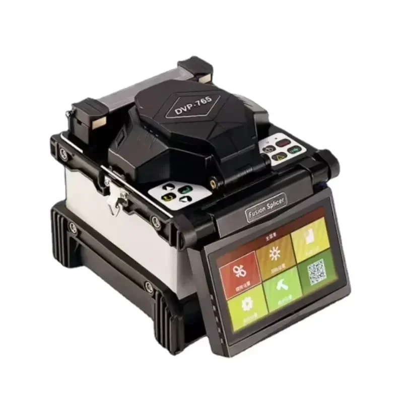 2026 Latest Fiber Optic Fusion Splicer DVP750 DVP765 FTTH Cable Welder Single Mode SMF MMF Splicing Machine with Arc