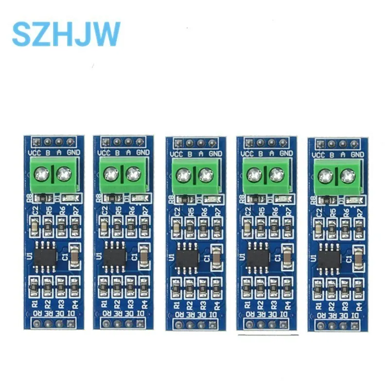 MAX485 Modul RS-485 TTL Beralih Ke Modul Konverter Rs485csa UNTUK Arduino Microcontroller MCU Aksesoris Pengembangan