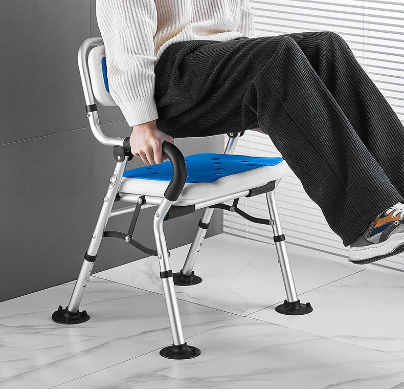 

Non slip dedicated shower chair for elderly bathroom, shower chair for shower and shower, foldable elderly chair