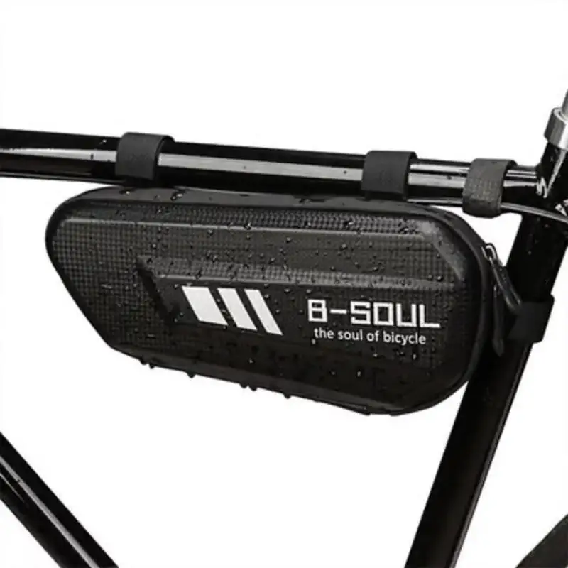 Carbon Fiber Texture Motorcycle Hanging Bag Waterproof Zipper Hard Shell For Motorcycle Riding Trips