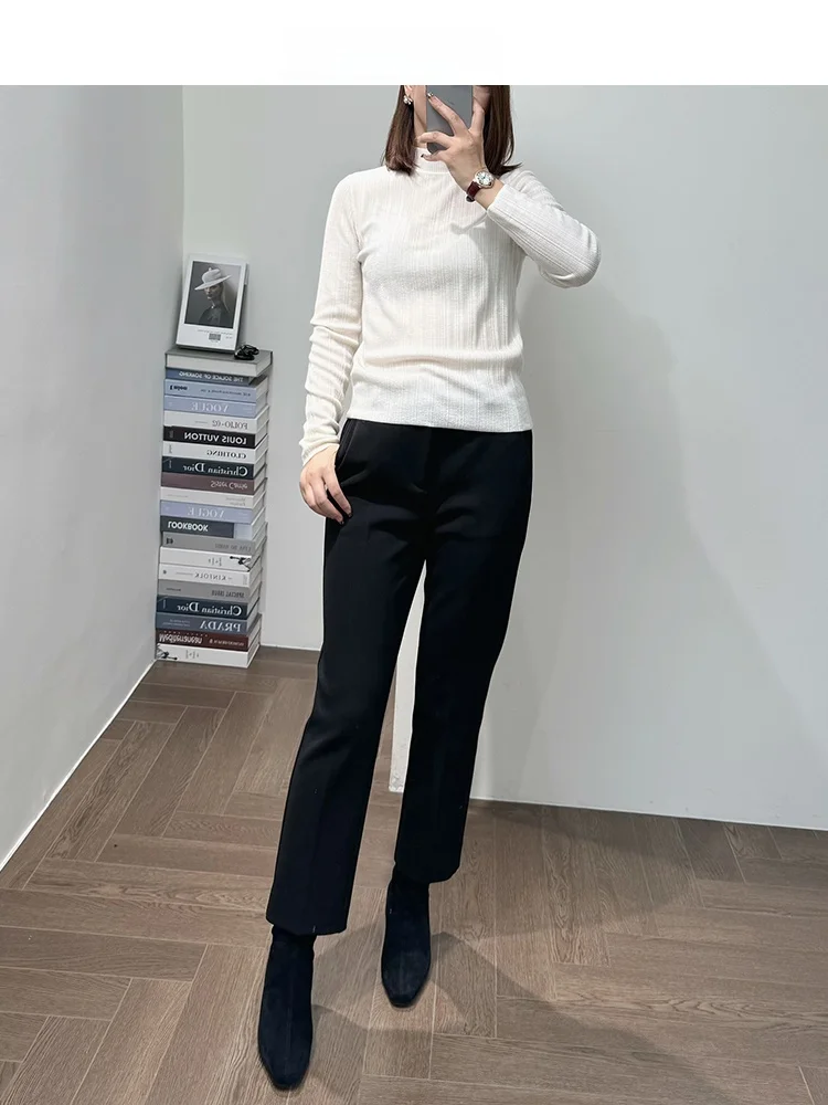 

High Elastic Comfortable Slim Fit Ankle Pants Non-Sti Hair Various Body pes Can Handle Small Foot Pants