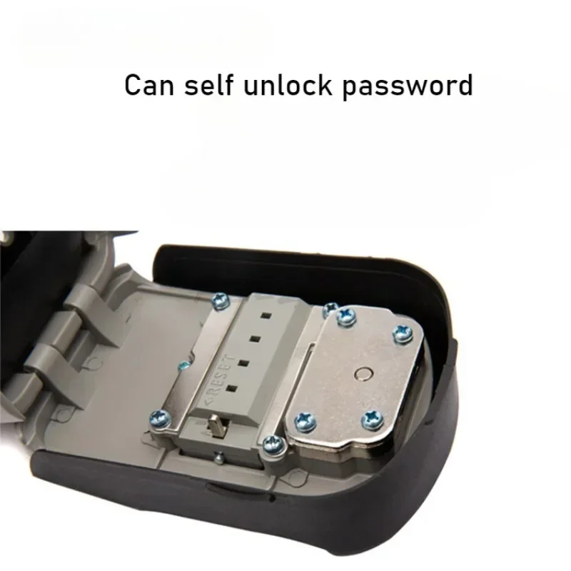 4-position Combination Waterproof and Rainproof Password Key Box Wall Mounted Secure Storage Outdoor Key Storage Box Anti-theft