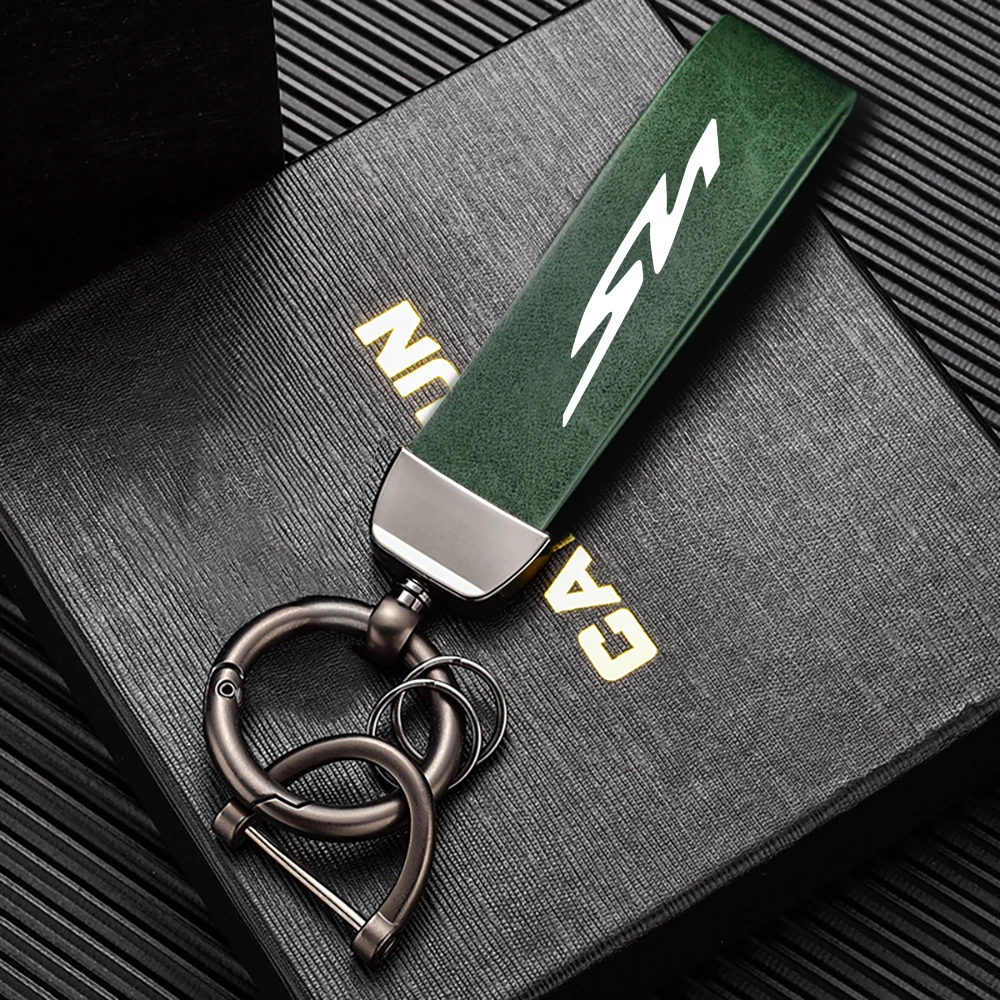 for HONDA SH 125/150/160 / 125i/150i/160i High-Grade leather Motorcycle Keychain Holder Keyring