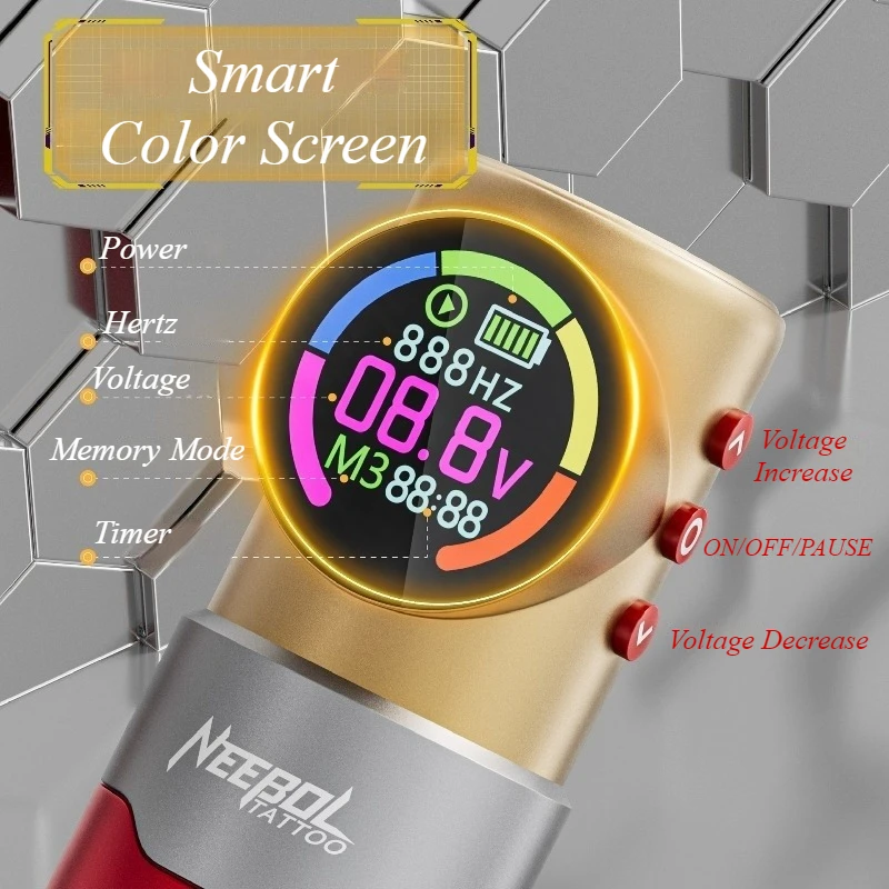 Rechargeable Tattoos Devices Long-lasting Permanent Makeup Machines Battery Tattoo Machine Pen Portable Tattoos Equipments