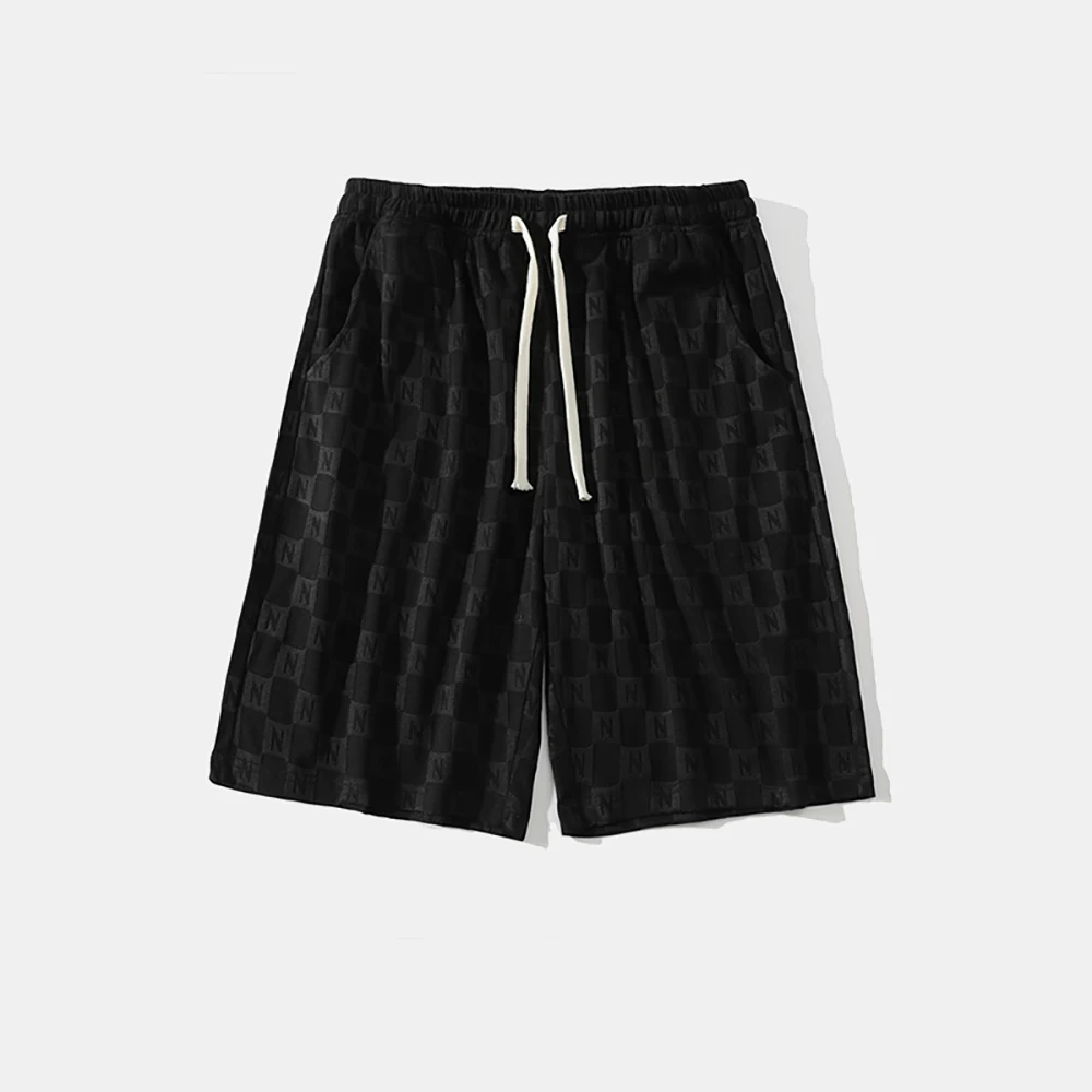 design Jacquard shorts men's new explosive beach sports five point pants summer advanced sense