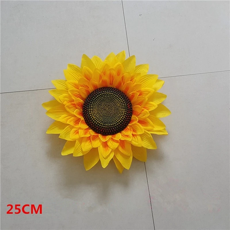 Multi-storey Imitating Sunflower Flowers Shooting Hair Ornamentation Flowers at the Seaside Children's Dance Props, Wrist Flower