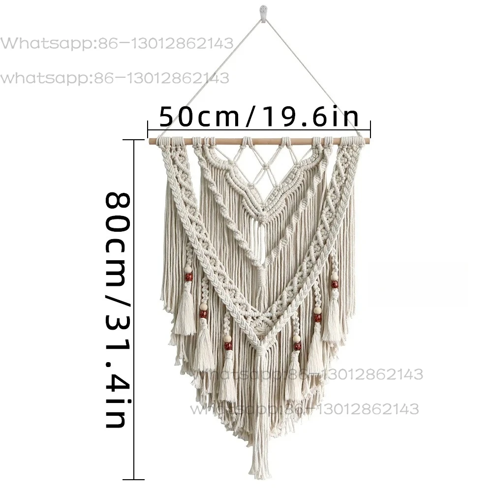 

Nordic Style Home Decor Macrame Wall Hanging Decoration, Hand Woven Tapestry, Bohemian Tapestries, Boho Home Decoration
