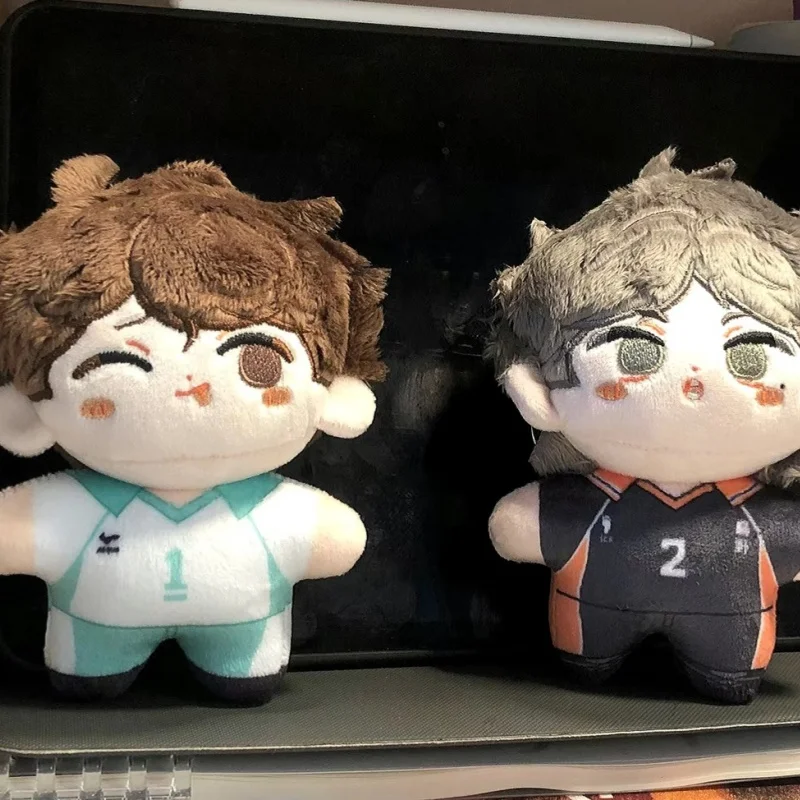 

Hot Anime 12cm Haikyuu Plush-Like Texture Doll Starfish Body Soft Natural Plush Cuddly Cartoon Keychain Ornament Friend Present