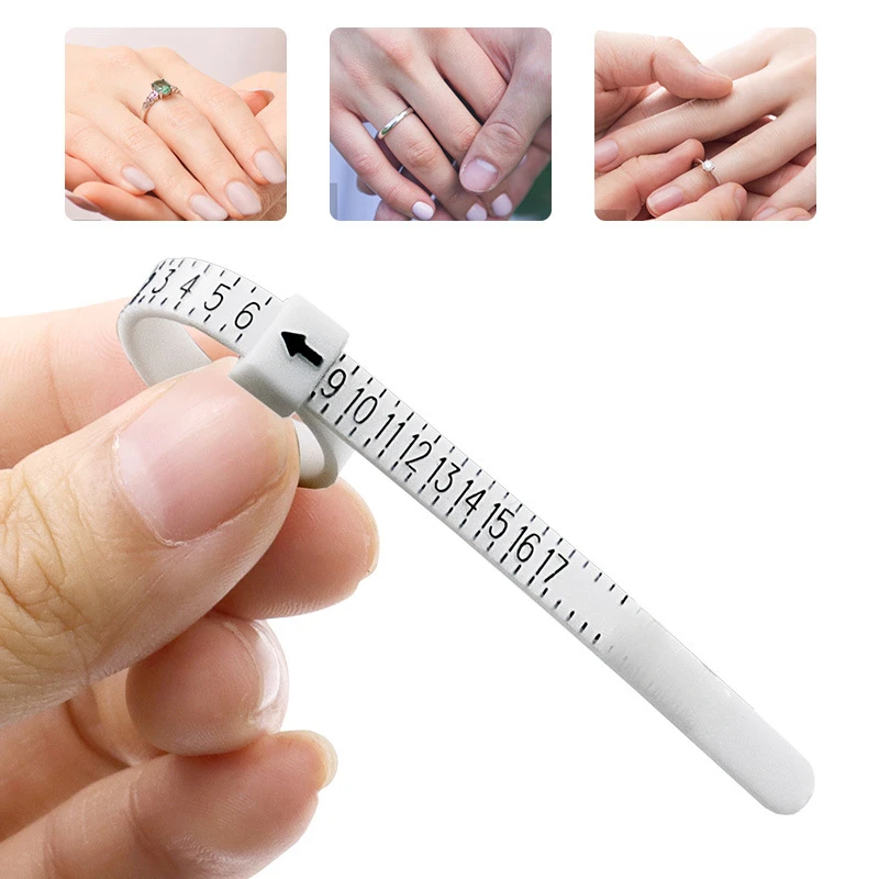 Ring/bracelet Measuring Circle Soft Ruler Soft Pottery Silver Clay Diy Jewelry Finger Wrist Circumference Measuring Tool