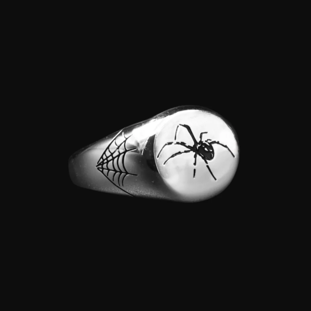

New Rings for Men Fashion Spider Ring Silver Plated Unisex Jewelry Women Cool Gothic Accessory Decoration luxury anillo