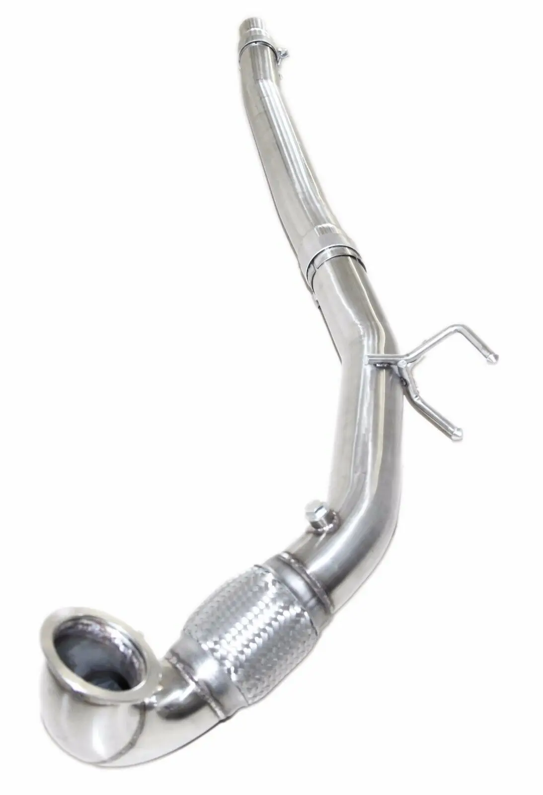Perno turbo SS de 3" en bajante para Volkswag*en Golf R MK7 2.0T V-band 2015-2016