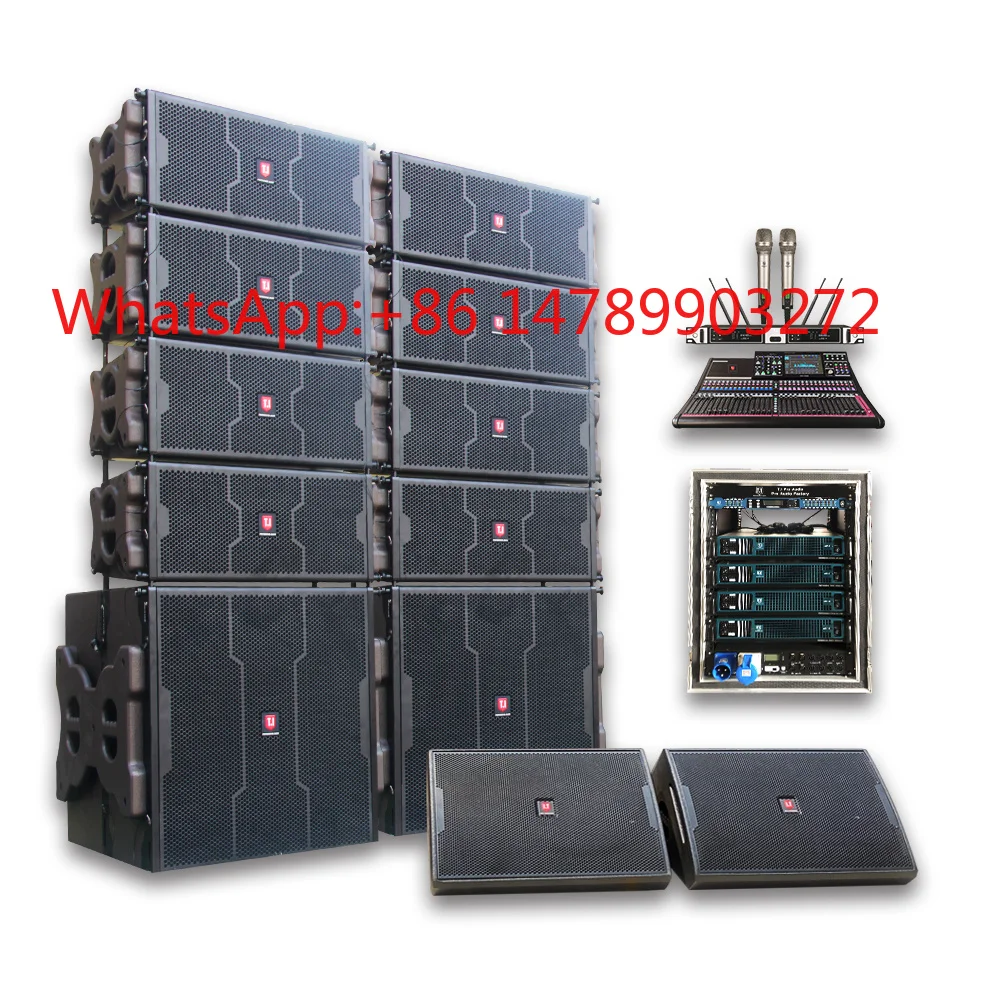 Stereo LA-25 Dual 5 Inch 60Hz-20kHz Surround Sound Line Array Speaker Cabinet