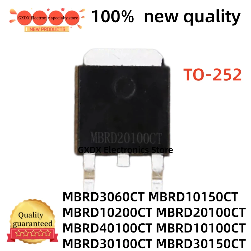 10-20-30Uds 100% new MBRD3060CT MBRD30100CT MBRD30150CT MBRD10100CT MBRD10150CT MBRD10200CT MBRD20100CT MBRD40100CT TO-252