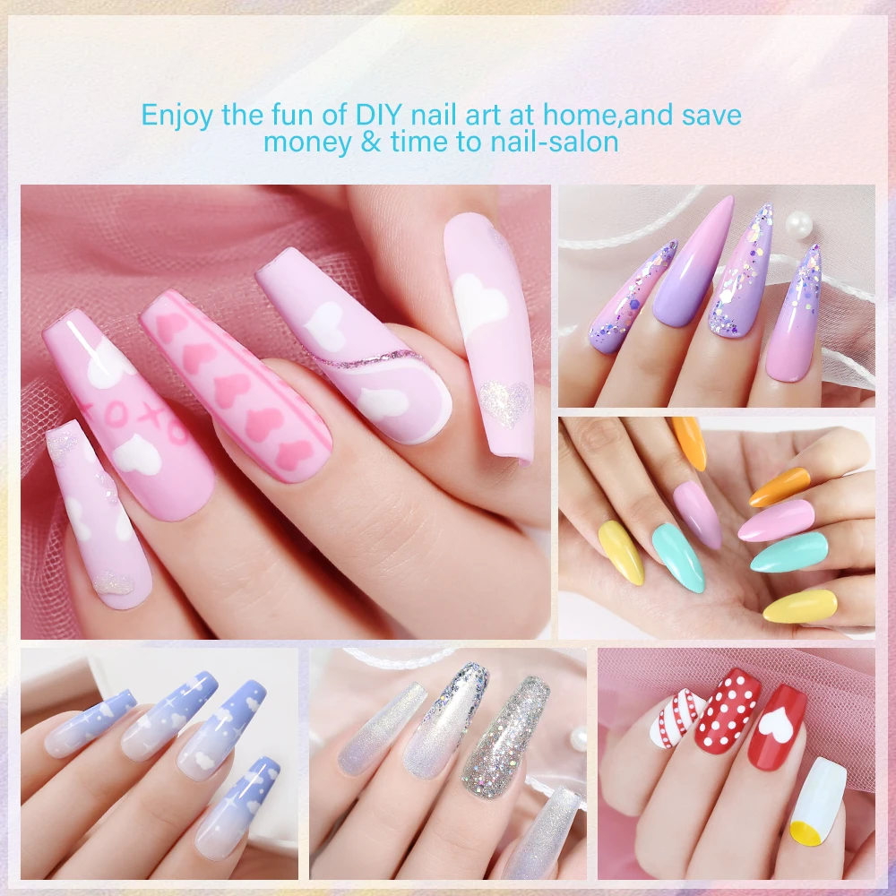 Arte Clavo 1pc Bright and Vibrant Gel Nail Polish - Perfect for Spring Summer Manicures - UV/LED Soak Off Varnish for DIY Nail