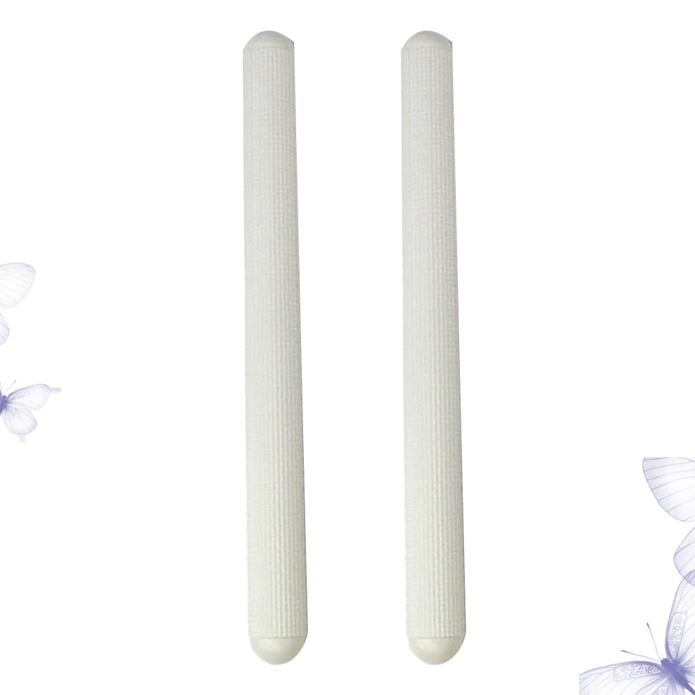 

2Pcs Embossed Rolling Pin Plastic Non-Stick Dough Pastry Roller Comfortable Grip for Baking Fondant Sugar Paste