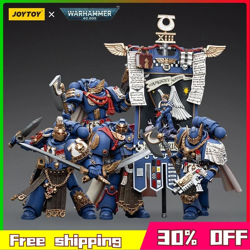 

JOY TOY Warhammer 40000 Game NEW Anime Figure Ultramarines Guardian of Glory Peripheral Model Action Figure Birthday Gift Toys