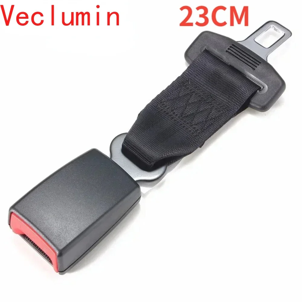 Veclumin Seat Belt Cover23cm/9'' Universal Car Seat Polyester Safety Belt Extender Extension Child Safety Seat 2.1cm Buckle