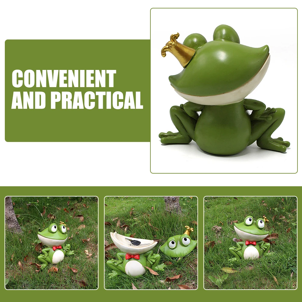 

Garden Frog Key Hider Outdoor Key Holder Yard Resin Durable Box for Spare Keys Secret Storage Spare Keys Storage Case