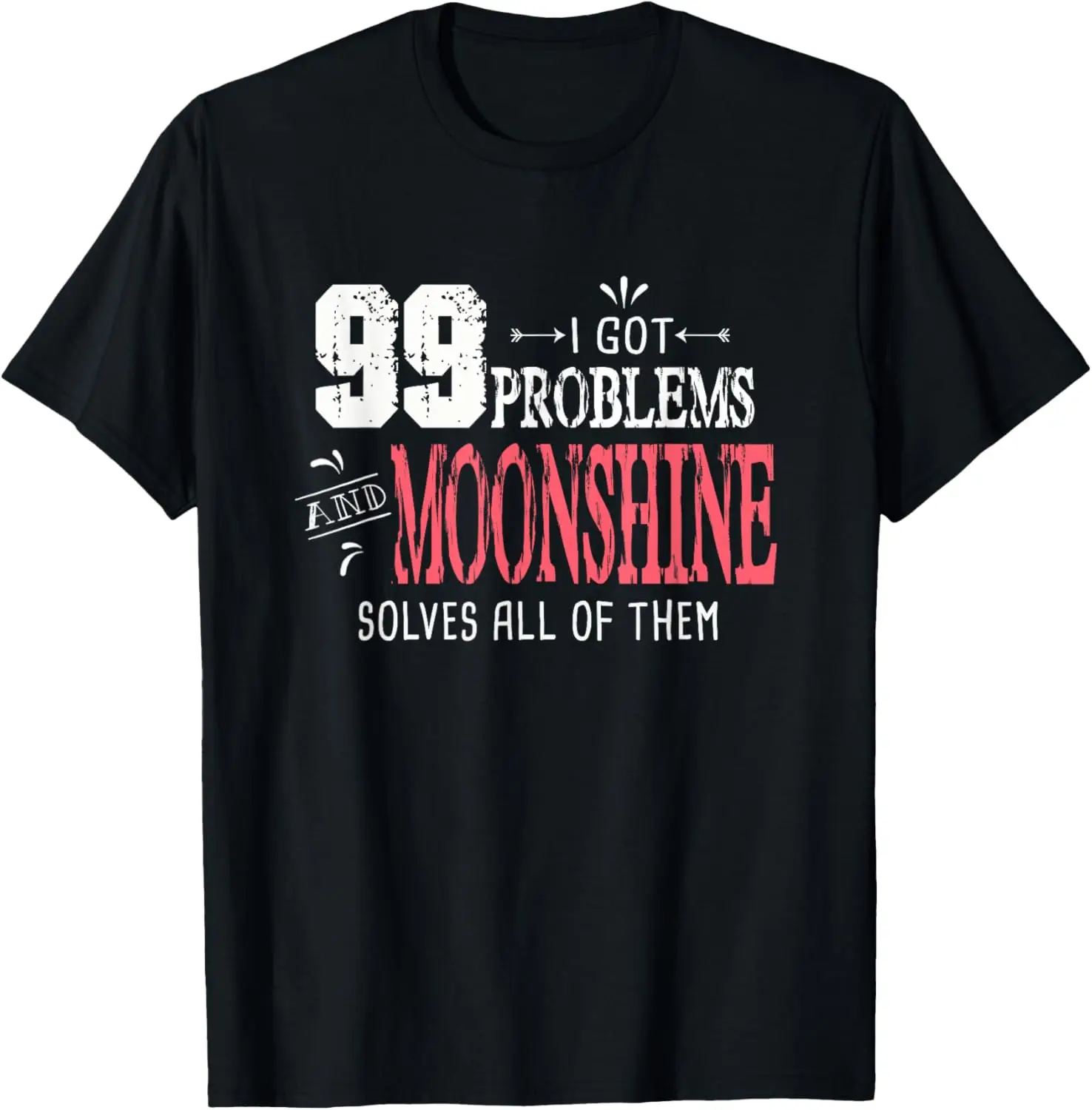 Camiseta divertida con cita para beber Moonshine