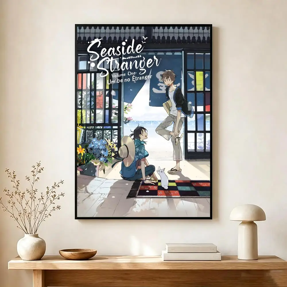 Gentle Romantic Anime T-The Stranger By The Shore Poster Wall Art Print Decorative Mural Home Decor Gift Unframed