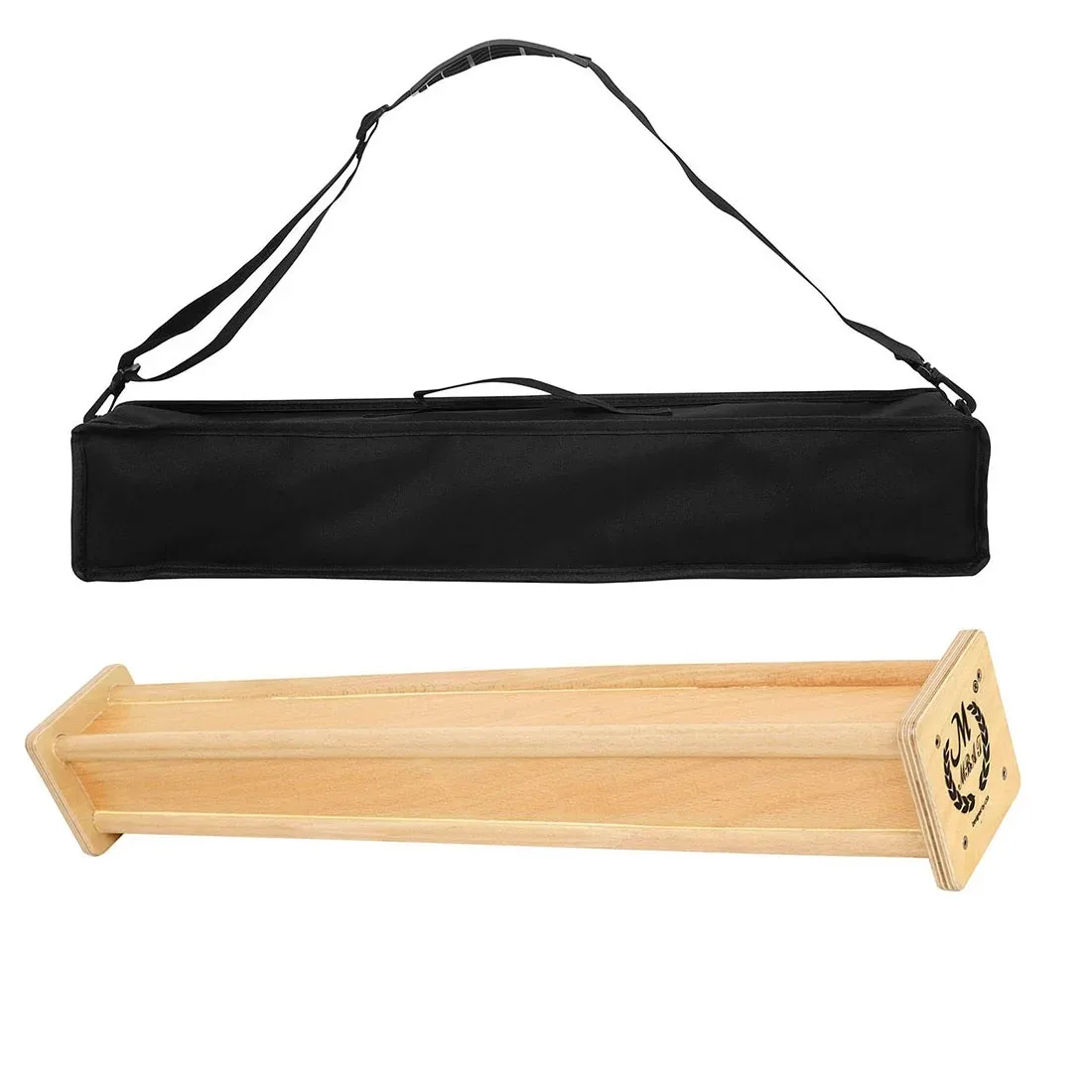M MBAT Solid Wood Rain Sound Stick Portable Orff Instrument Rain Sound Cylinder Rain Stick with Storage Bag Length of 63 CM