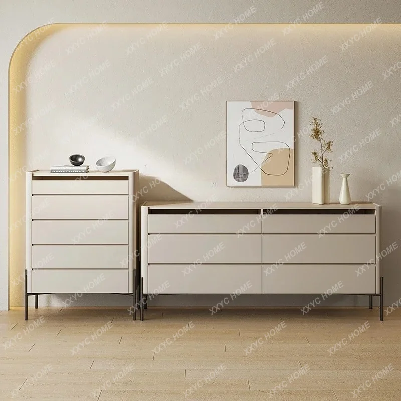 XX Great discounts  minimalist  creative drawer six-bucket locker bedroom paint low cabinet