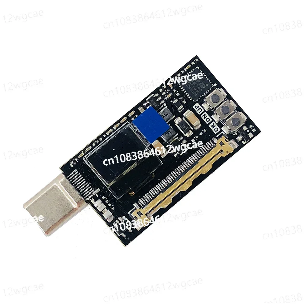 Mini 4K EDP DP Driver Board with Screen To Detect Voltage, Current, Power and Temperature