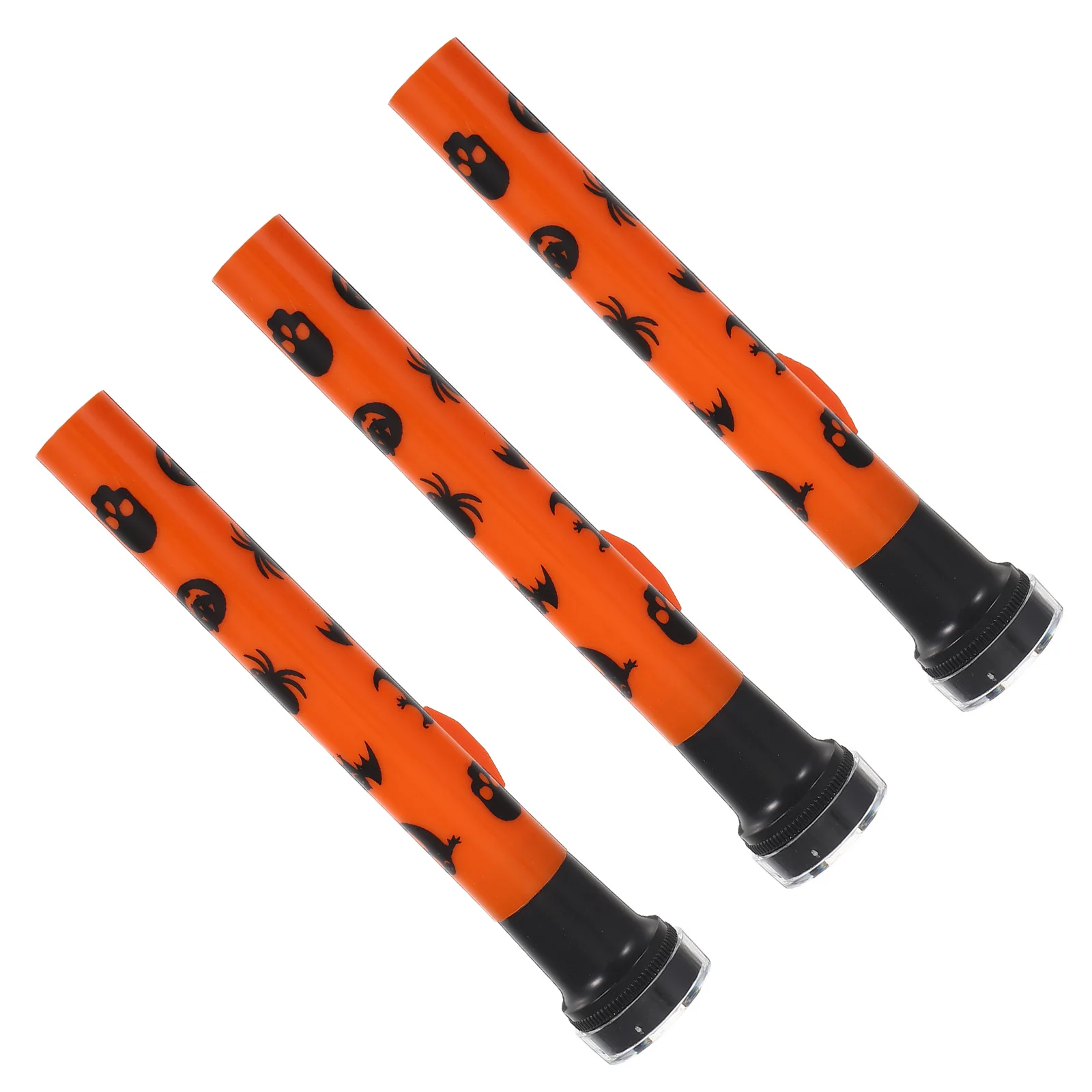 

3Pcs Halloween Flashlight Pumpkin Ghost Pattern Safe Colorful Projector Lamp for Party Kids Haunted House Decoration