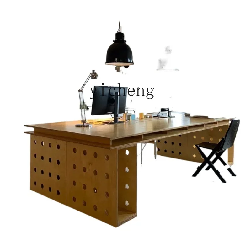 

Full Birch Ocean Board Desk Large Board Simple Modern Long Table Workbench