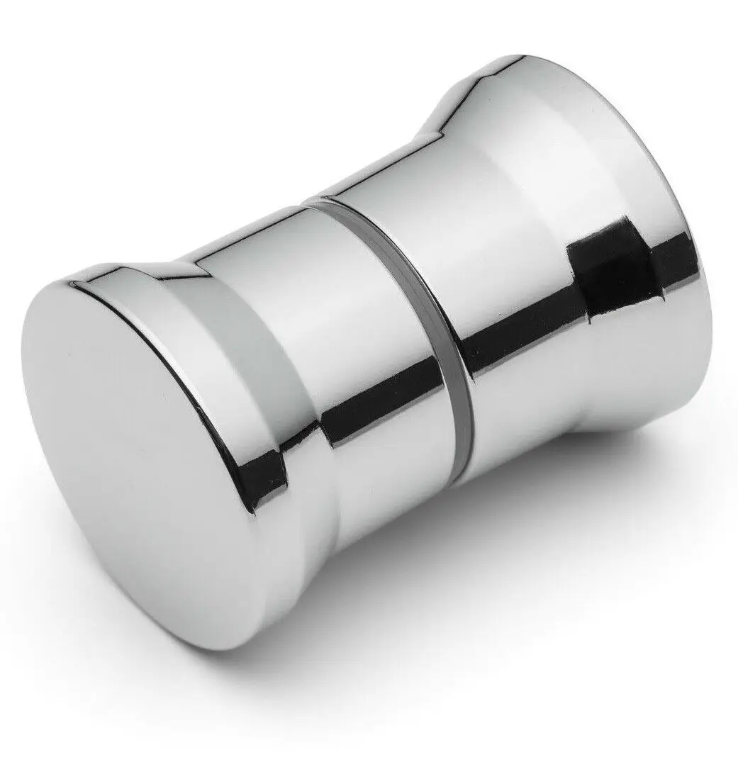 

Handle HandlDoor Knob Bathroom Door Replacement Handle Chrome Plastic Handle Silver Wine Cabinet Handle Shower Glass Door Pulls