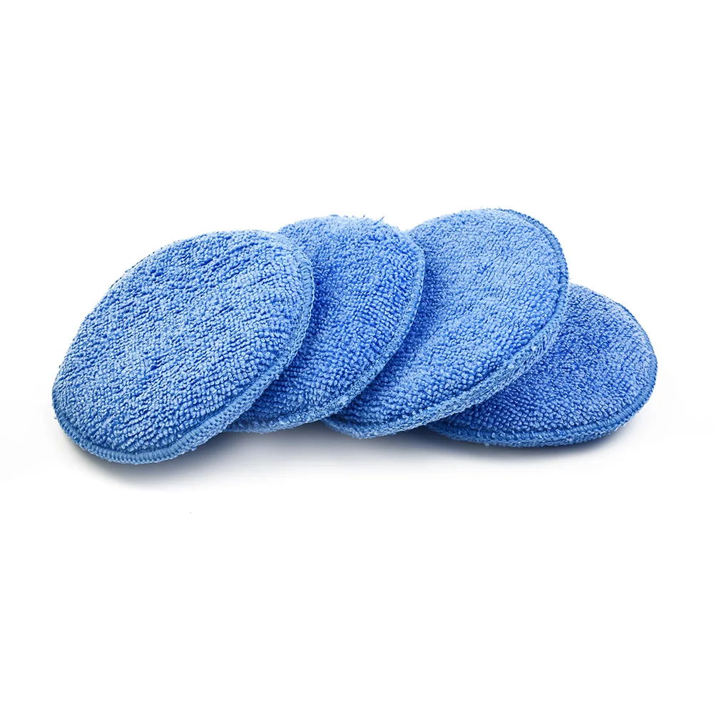 

Applicator Pad Sponge Waxing Removing Wax Portable Reusable Washable Car High Density Pad 24PCS 5inch Applicator Foam