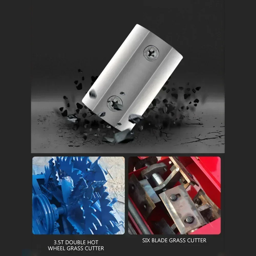 Excellent Top Quality Grass Chopper Agricultural Feed Processing Silage Machine 220V/380V Electric Hay Chaff Cutter Forage Crop