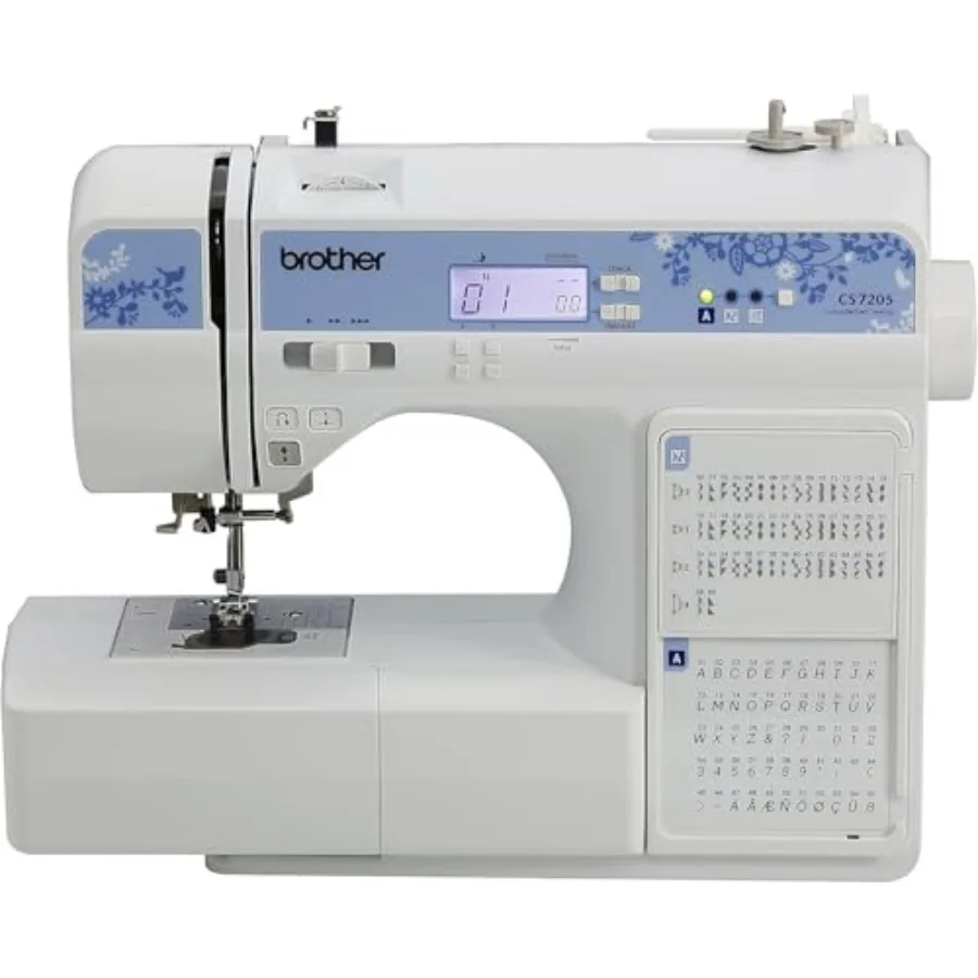 

CS7205 Computerized Machine 150 Built Stitches 1 Font Wide Table 11 Sewing Feet White