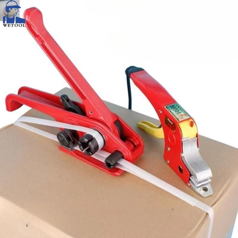 220V/110V One Set Electric Welding Strapping Heating Tool Manual Seal Strapper Banding Handy Strip Tightener Tensioner Machine