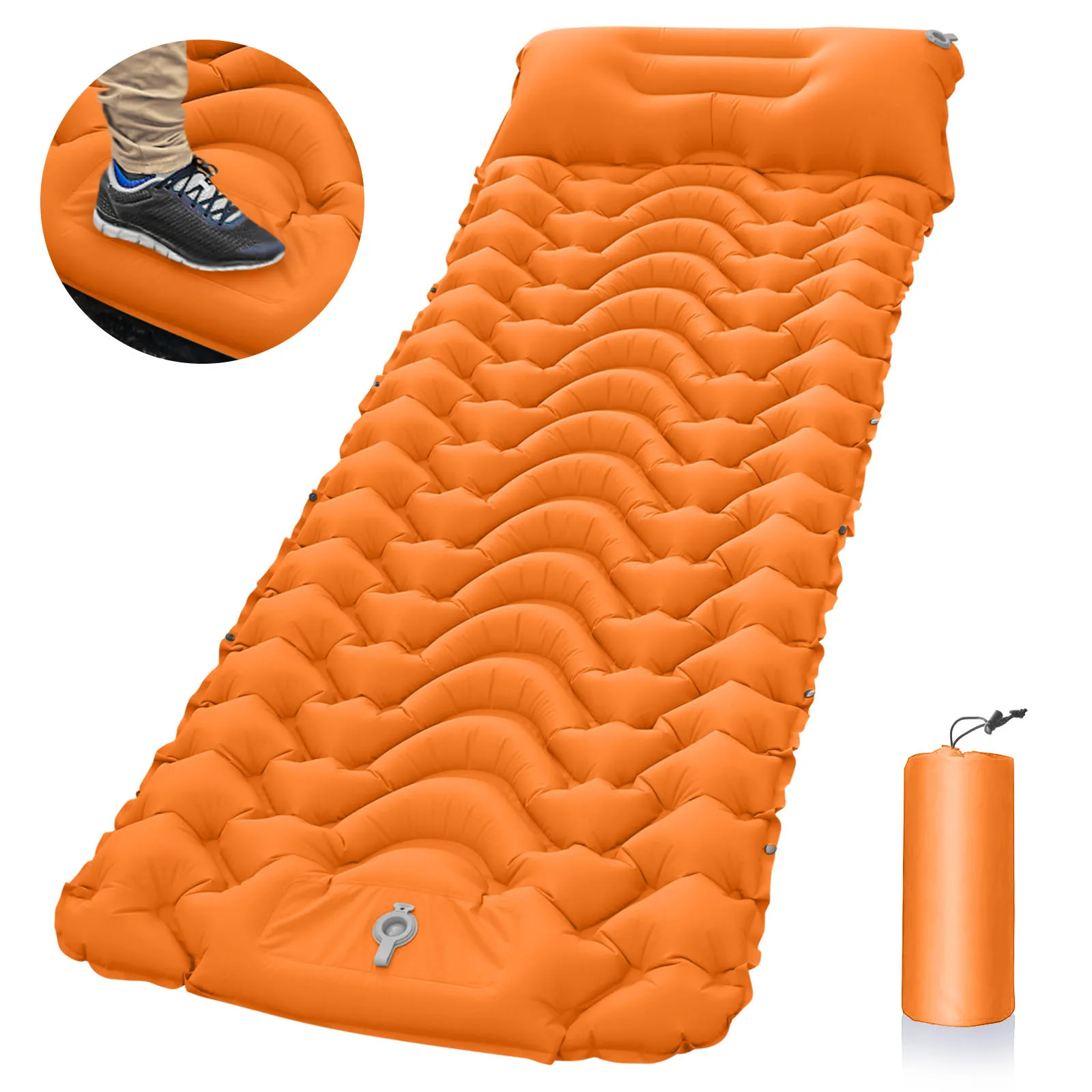 

Outdoor inflatable cushion pedal inflatable cushion portable lunch break inflatable bed