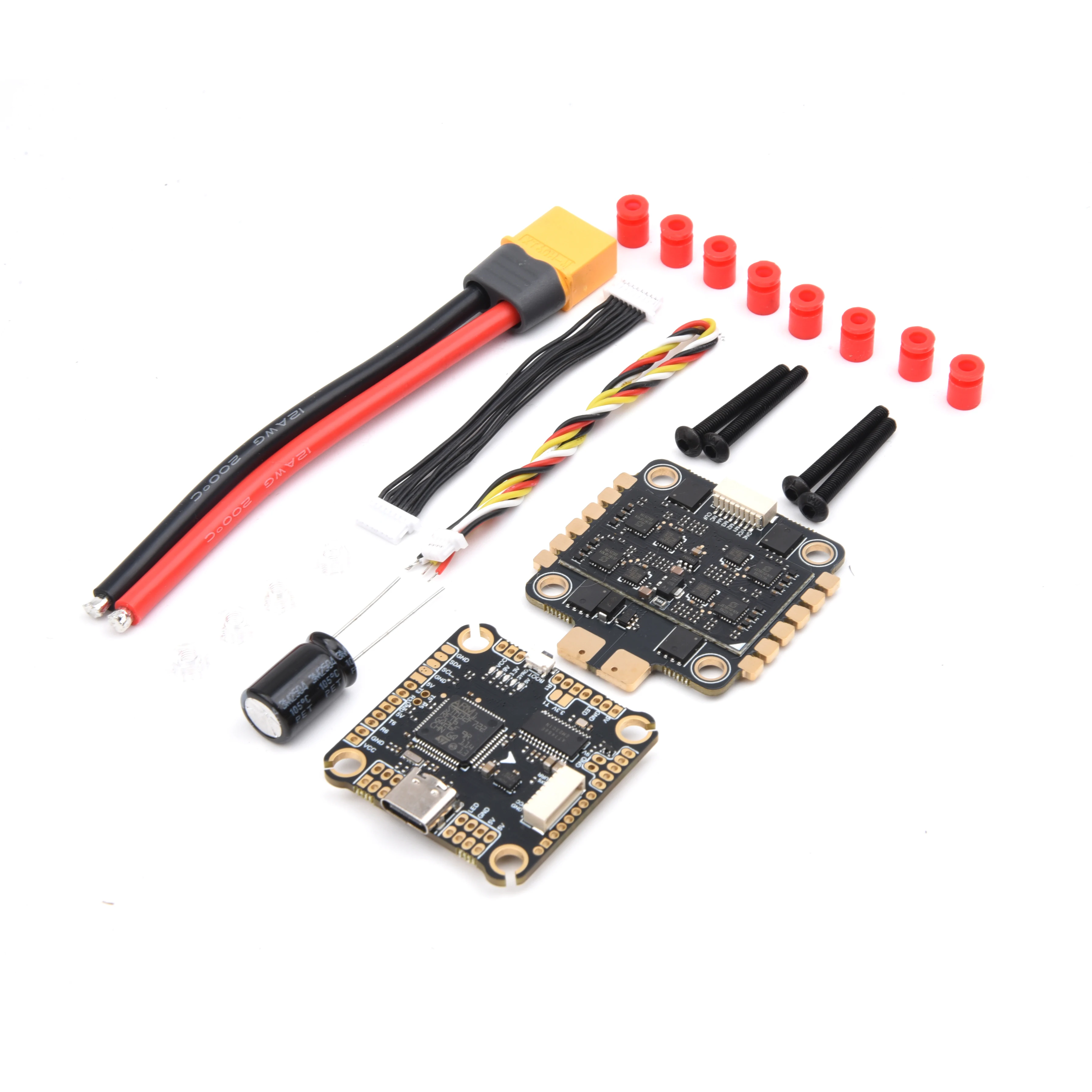 3-6S F7 F722 Flight Control & 60A 4IN1 ESC Stack 30.5x30.5mm ICM42688 Gyro For Mark4 APEX XL 7inch 10inch FPV Frame Drone