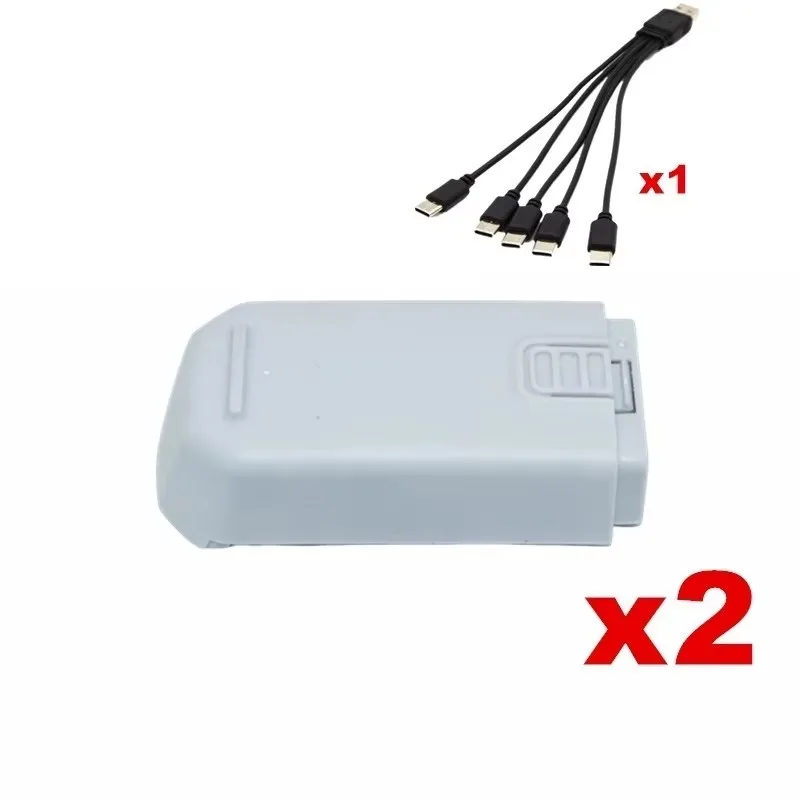 GT3 RC-drone ﻿ Originele Batterij 3.7V 1800mAh Voor V66 Mini Drone Onderdelen V66 CZ06 D16 Quadcopter Batterij/Oplader past Accessoires - afbeelding 1