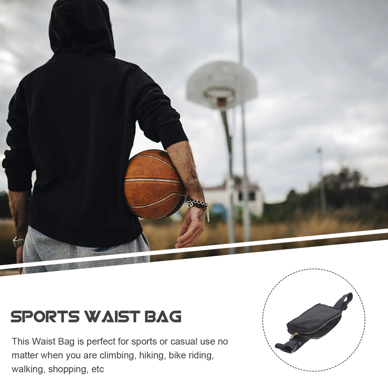 

Simple Elegant Waist Bag for Women Versatile Fanny Pack for Travel Exercise Walking Hands-Free Convenience Long-Lasting Material