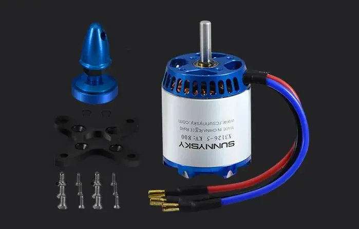 RoRusSunnysky X3126-III 550KV 6S 800KV 3-4S Brushless Motor For 30E Fixed Wing 3D 3A Ultimate Power Motor Frame
